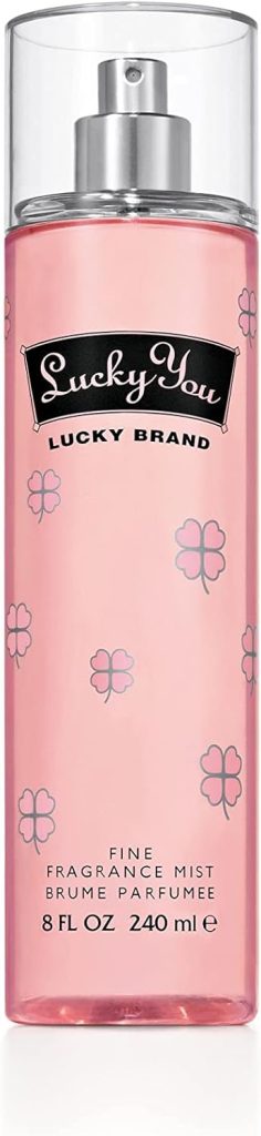Lucky Brand, Lucky You Women's Body Mist, Eau de Toilette Spray, Day or Night Fragrance with Fresh Flower Citrus Scent, 8 Fl Oz