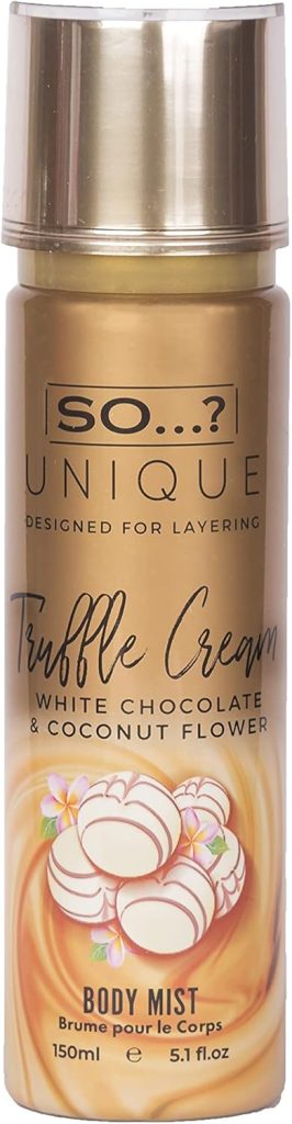 So…?...? Unique Truffle Cream Body Mist - Vanilla, Gourmand, Fruity Perfume for Women - Gifts for Women - Cruelty-Free Body Spray for Women - 5.1 oz